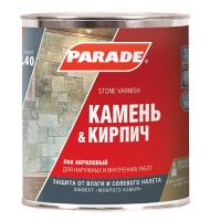 Лак для камня акриловый на растворителе L40 глянцевый 0,75