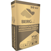 Смесь цементно-песчаная УЦС(М300) 30кг Берг