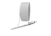 Кабель RG-6 белый CCS коаксиальный