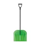 Лопата для уборки снега FIT Гранд средняя, поликарбонат, алюминиевый черенок, 460x400x1380 мм 68114