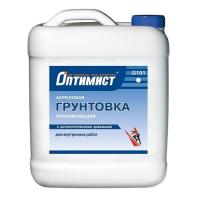 Грунтовка интерьерная Оптимист G101 проникающая 10л