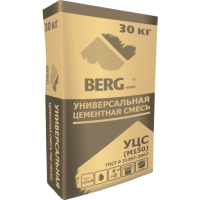 Смесь цементно-песчаная УЦС(М150) 30кг Берг