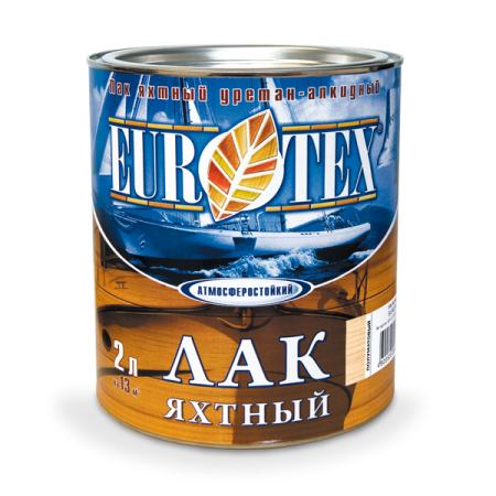 Фото ЛАК ЯХТНЫЙ EUROTEX® алкидно-уретановый глянцевый 0,75 л