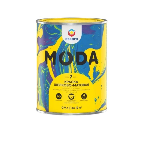 Краска интерьерная  Eskaro MODA7 0,9л матовая