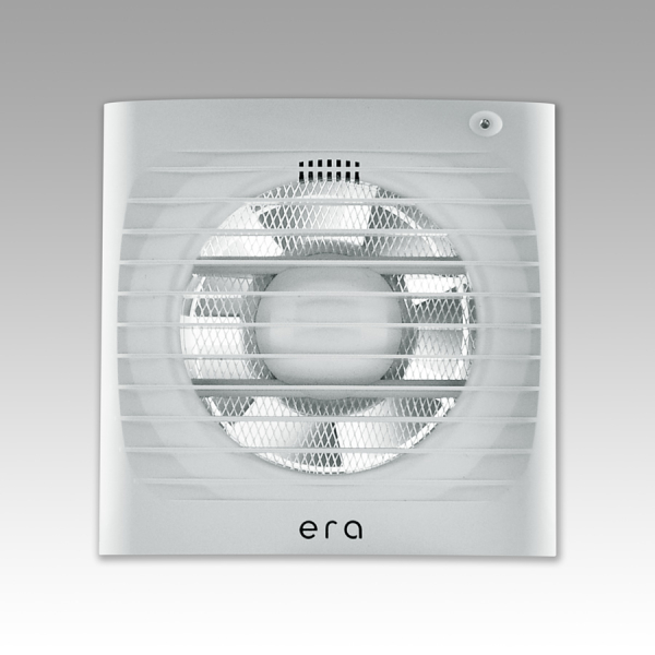 Вентилятор ERA 5S-02, осевой.,вытяжной с  антимоскитной сеткой ,шнуровым тяговым выключателем D 125