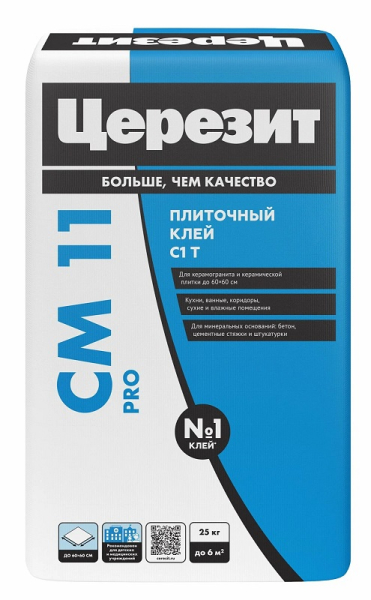 Клей плиточный ЦЕРЕЗИТ CM-11 25кг